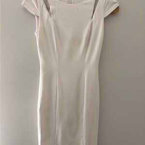 bebe Elegant White Dress